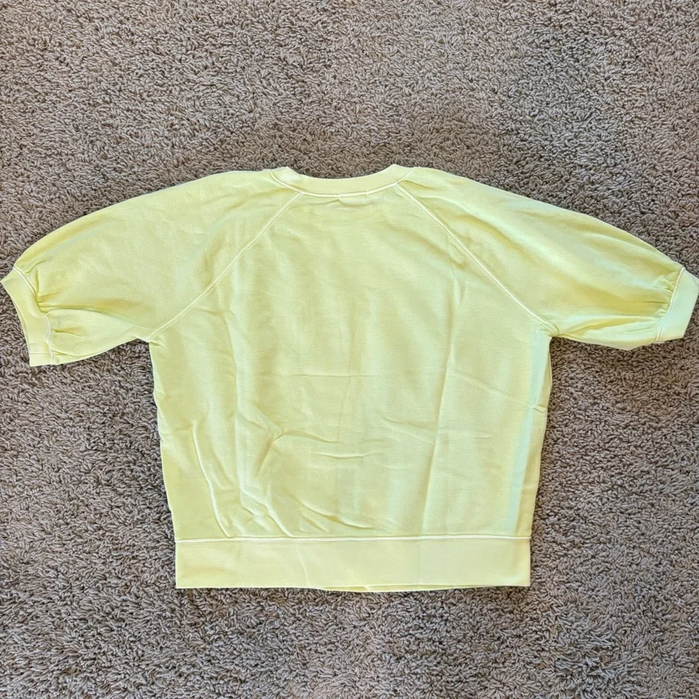 Rails Lia Top Sweatshirt in Limon Size Medium - Picture 2 of 8